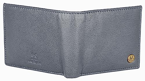 Image of WildHorn Rfid Protected Leather Wallet For Men, Grey