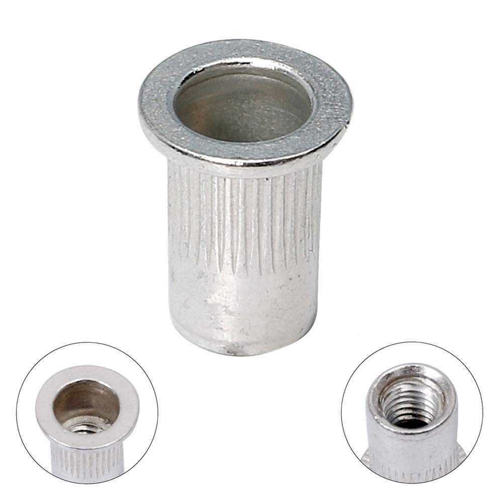 Metrico M4 alluminio rivetto dado filettato inserti Rivnuts Nutsert M4-0,7 mm 70 pezzi