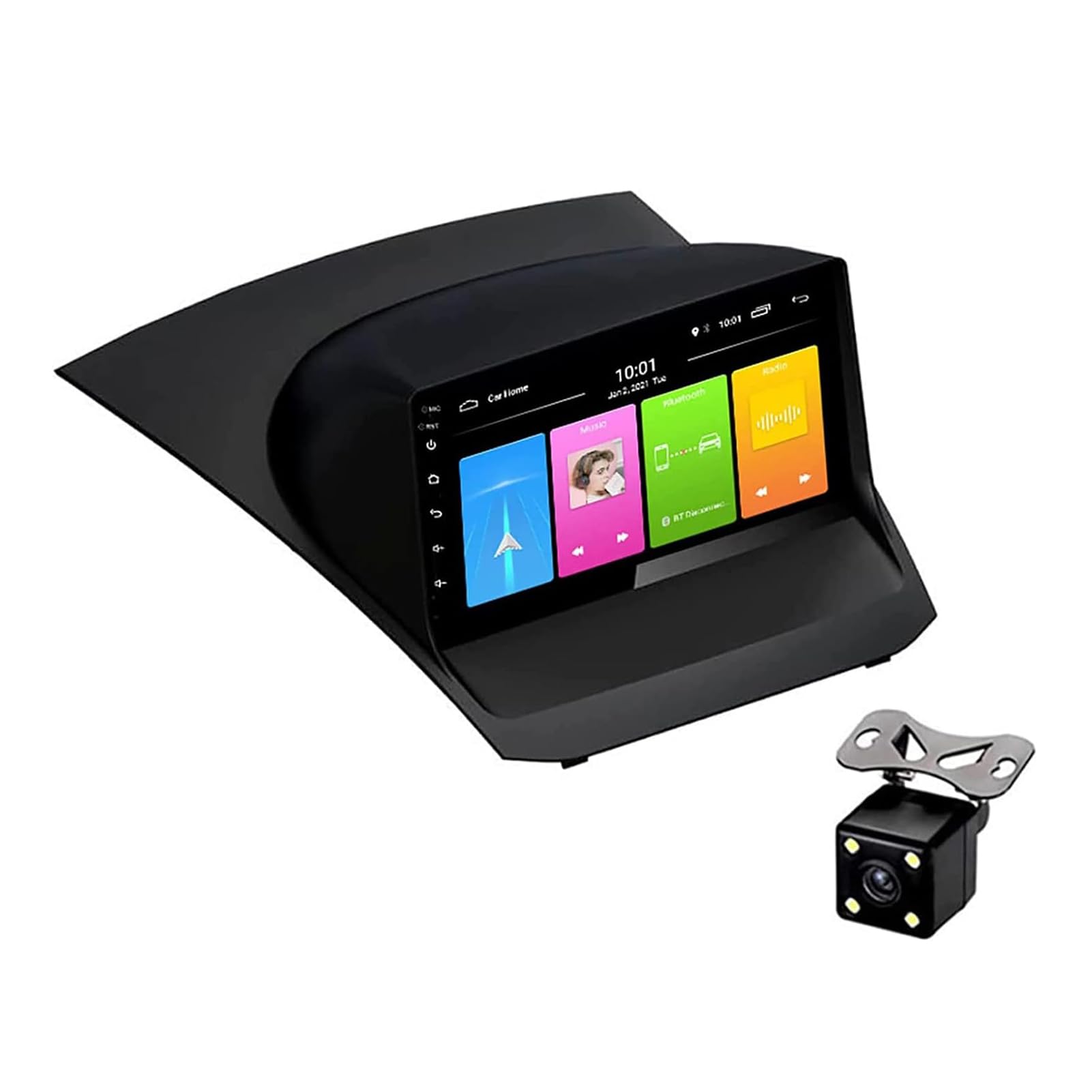 Radio de Coche Android 12 Radio para Ford Fiesta 2009-2017 Navegación GPS 9,7 Pulgadas Unidad Principal HD Pantalla Táctil Reproductor Multimedia Compatible con WiFi Bluetooth SWC FM USB Cámara HD — view 10