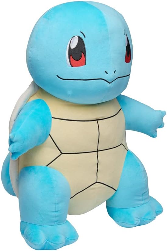 Pokemon Plush BO97462, Schiggy - Pokémon Giant Plush Toy (60 cm), realistically Designed Plush Toy, Super Soft Plush Toy for Cuddling and Loving
