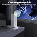 Tower Extension Lead with USB Slots, Hotimy 12 Way Extension Tower Surge Protection with 4 USB Slots (2 Type C & 2 USB A) Multi Plug Tower Power Strip 3250W 13A Extension Cord 2M for Phone,Tablet, TV