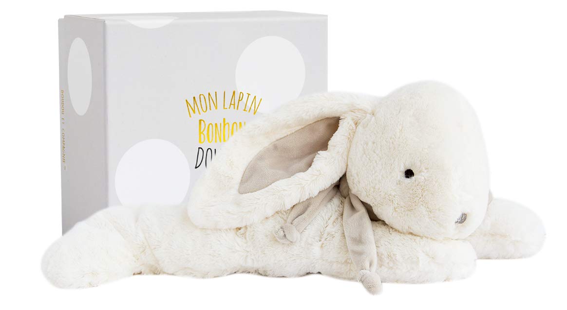 Doudou et Compagnie 1249 75 cm Brown Lapin Bonbon Plus Gift Box Plush Toy