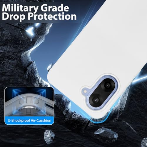 Image of LIRAMARK Liquid Silicone Soft Back Cover Case for OnePlus Nord CE 5 5G| Soft Micro-Fibre Lining Inside | Camera Protection Bump (White)