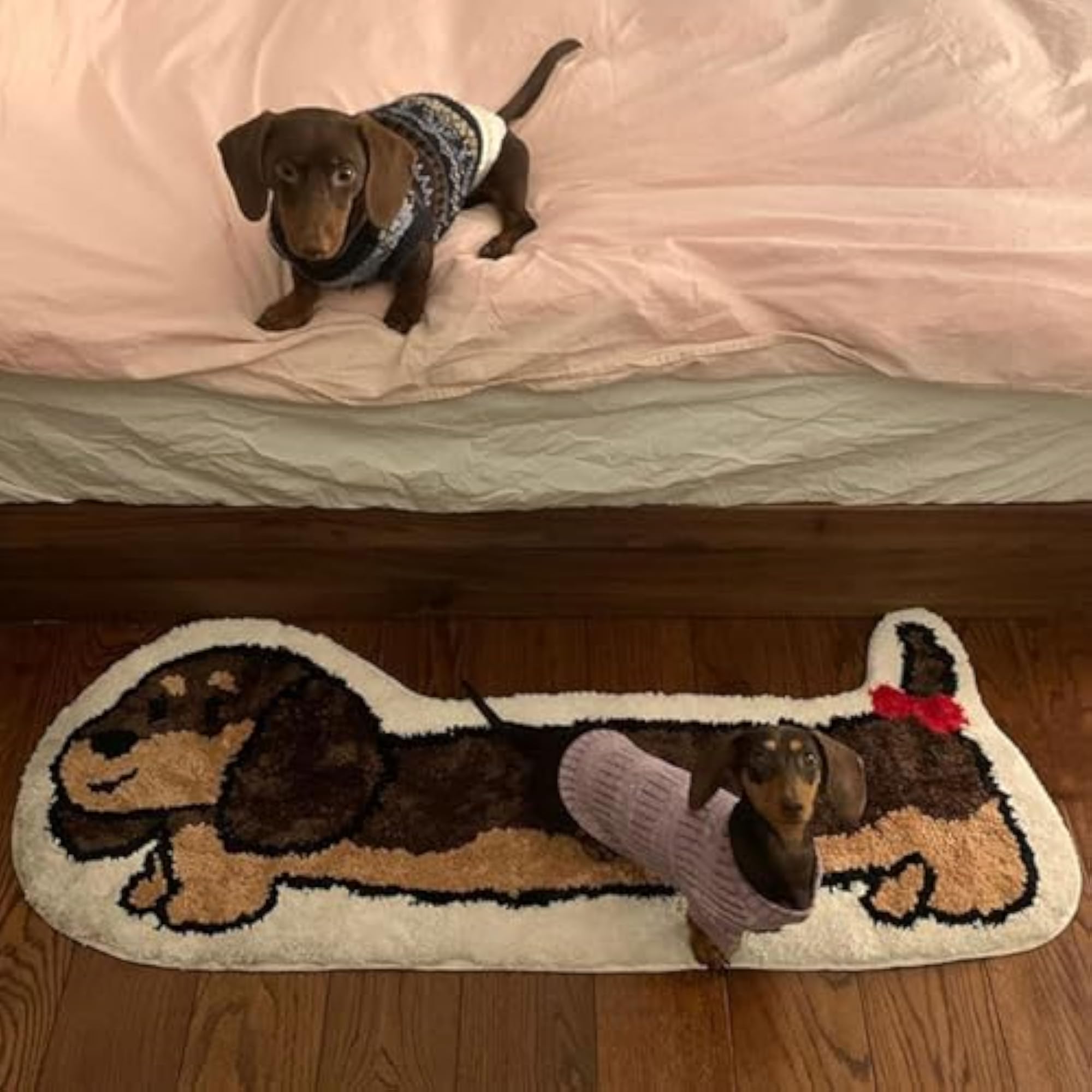 Dachshund Rug Non Slip Home Decor Mat