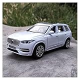 MING ZHEN Toy car Model 1:32 for Volvo XC90 SUV Alloy Car Diecasts Toy Collection High Simulation Toys for Kids (Color : White)