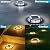 SIEDiNLAR Solar Deck Lights Outdoor 2 Modes 16 LEDs Dock Light Driveway Markers Solar Powered Waterproof for Ground Step Pathway Walkway Stair Garden Road Yard 12 Pack (Cool White/Warm White)