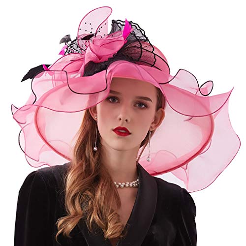 Chapeau pliable femme à large bord en tulle pour l'été et les voyages au soleil