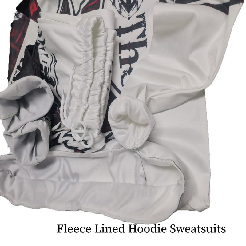 prigridche Wolf & Lion 3D Printed Hoodie Pants Suit Male Autumn Winter Casual Sweashirt Pullover Tracksuit Set4