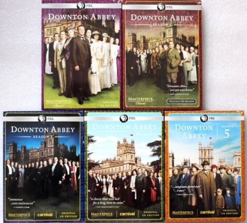 Vista 2 de Masterpiece Classic Downton Abbey - Seasons 1-5 Complete Collections DVD 15-Disc 2015