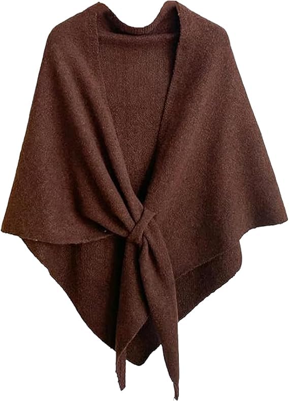 2025 New Pashmina Wraps for Women, Solid Color Scarf Casual Soft Comfortable Knitted Sweater, Shawl Wraps Women