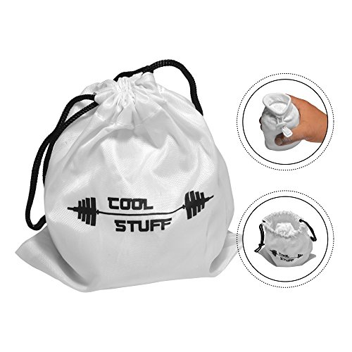 CoolStuff Gymnastics Chalk Powder Ball Sock and Protective Bag - for Gym Crossfit Workout Bar Barbell Lifting Weightlifting - Gymnast Rock Climbing - Small Kettle Refilled Resealable