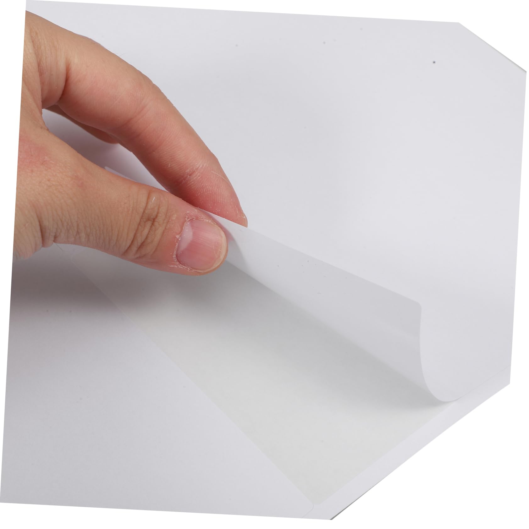 Angoily 100 Fogli Carta Stampabile Etichette Opache Autoadesive per Stampanti Facili Personalizzare e Adatte per Etichette e Spedizioni