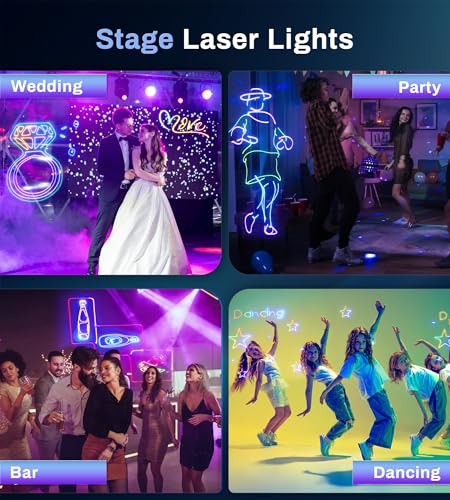 Eytse EY003-L Dj Laser Lights For Party 3D Animation Rgb Laser Show Projector thumb #5