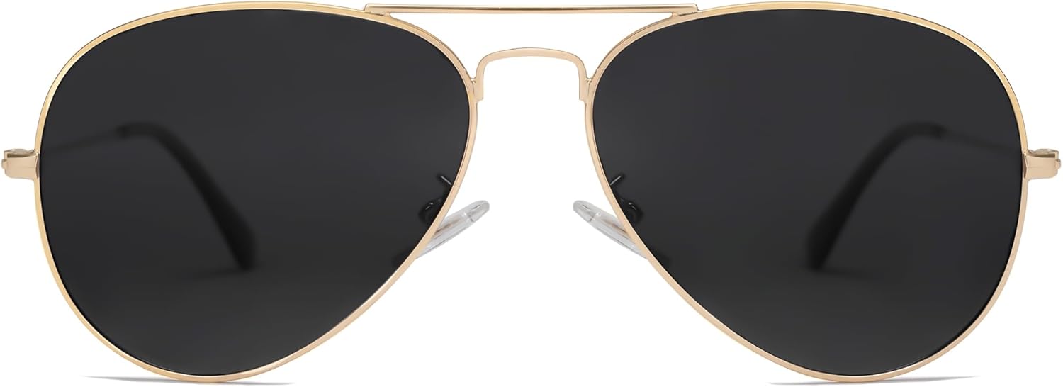 SOJOS Classic Aviator Polarized Sunglasses for Men Women Vintage Retro Style