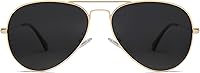 Vista 12 de SOJOS Classic Aviator Polarized Sunglasses for Men Women Vintage Retro Style Negro