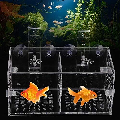 Aquarium Breeder Box, Acrylic Transparent Fish Breeding Box Tank