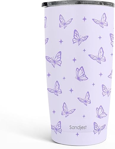 Vista 61 de SANDJEST Vaso de llama – Taza de viaje para café con aislamiento de acero inoxidable de 20 onzas – Regalos de llama para mujeres, niñas