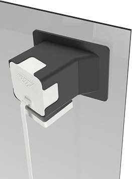 Teccle Angled Window Mount Compatible with Wyze Cam v4 Cam V3, 20 Degrees Tilt  Up/Down/Left/Right , Through Window Use Cam v3 v4 , Turn Wyze Camera into a Window Camera for Outdoor Monitoring
