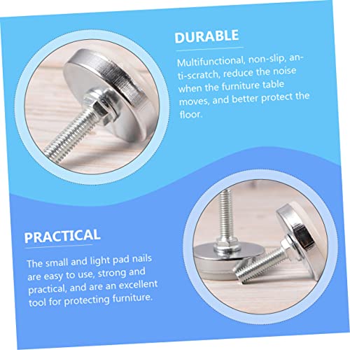 Tornillos para patas de muebles en material resistente de alta durabilidad para regular 3