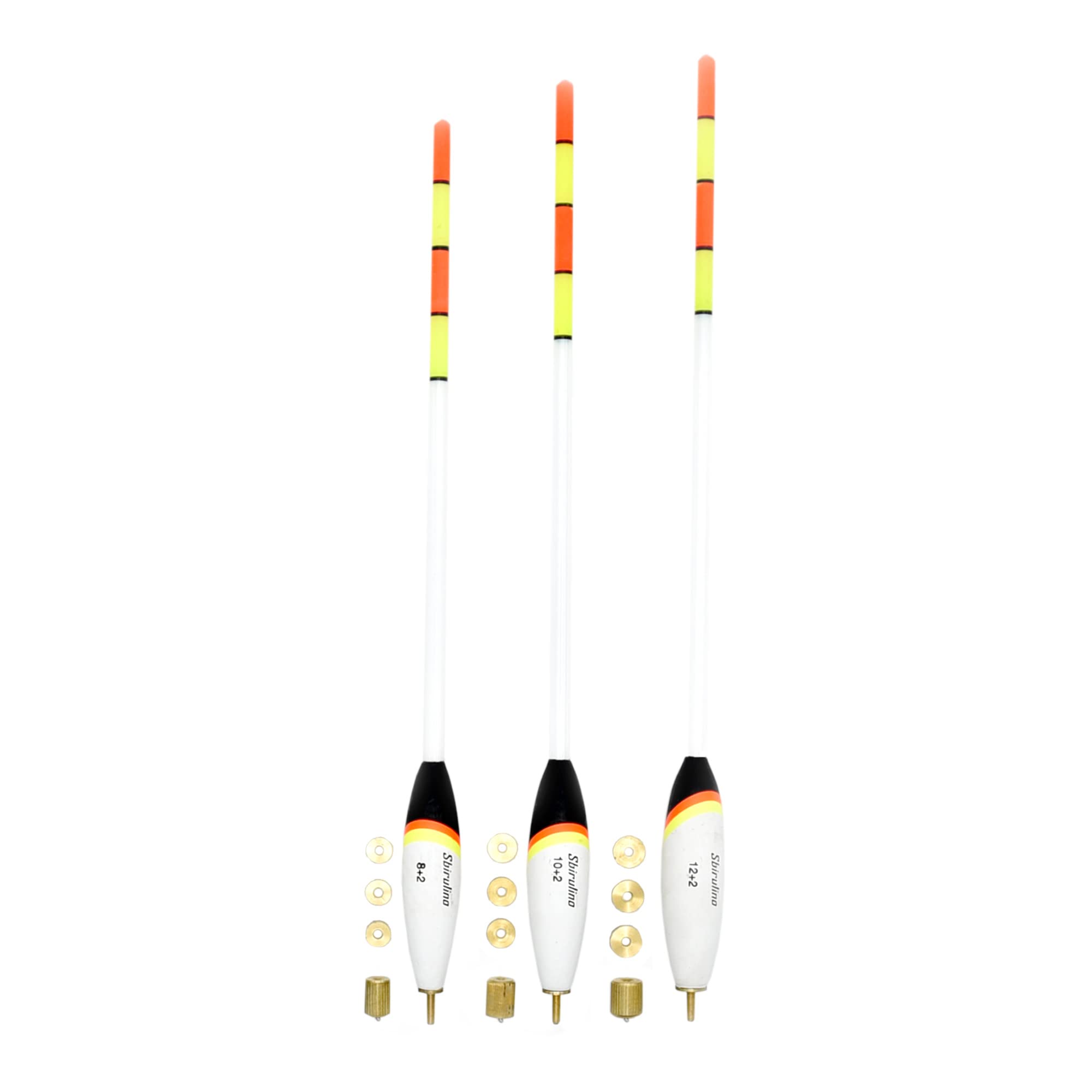 Sbirulino® Set 3 galleggianti modello Vision per la pesca all’inglese