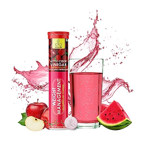 Image of svaa.life Apple Cider Vinegar (ACV) Effervescent Tablets (84 Count (Pack of 4), Watermelon)