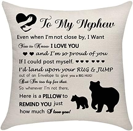 Nanny Gifts from Granddaughter Grandson Nanny Grandma Grandmother Thow Pillow Cover Cushion Case Cushion Cover Birthday Gifts (nanny)