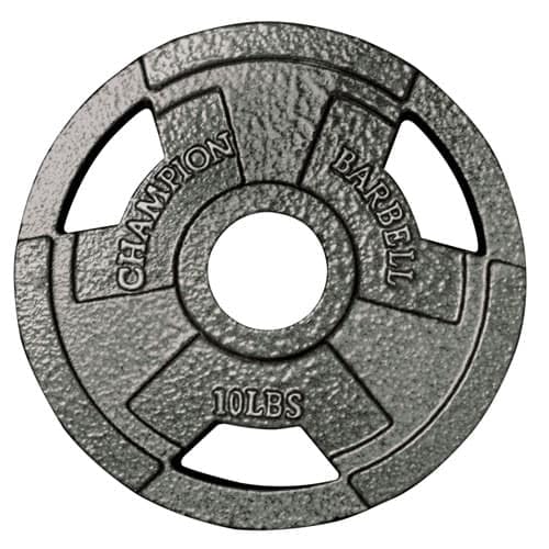 Champion Barbell 2-Inch Olympic Grip Plate – Single Weight Plate