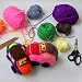 12 paquetes de lana acrílica – lana de ganchillo multicolor para tejer,...