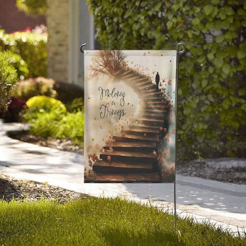 Drapeau de jardin citations 71x101 cm double face polyester