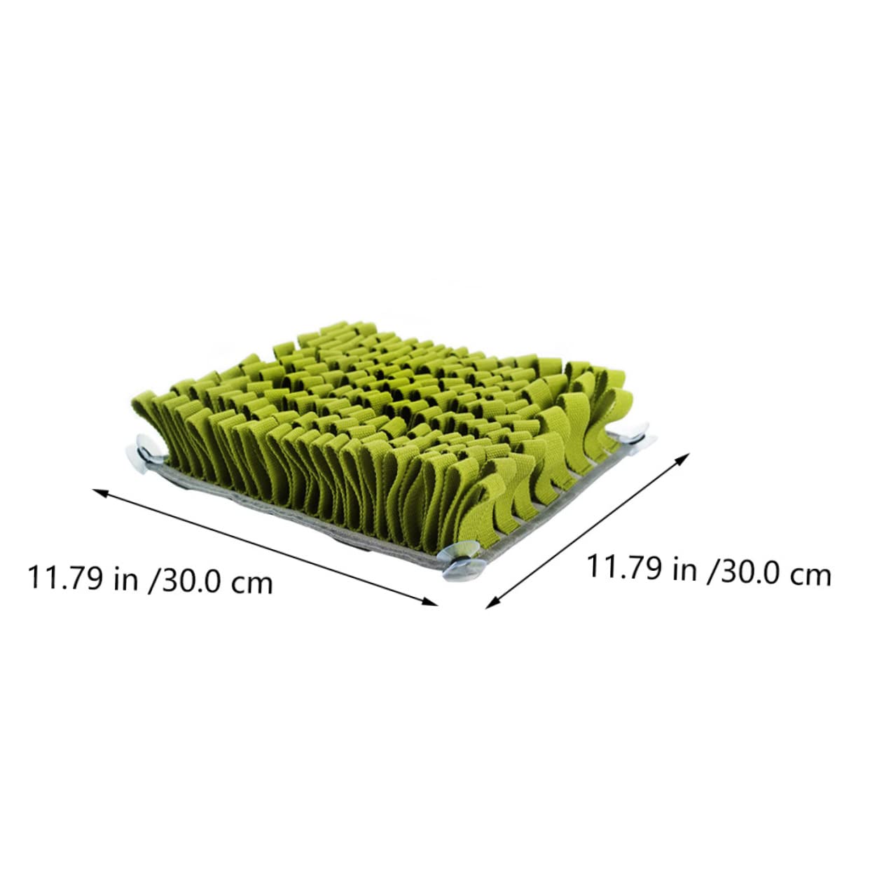 Angoily Tapis d'alimentation pour Chien Renifleur, Vert, Peluche