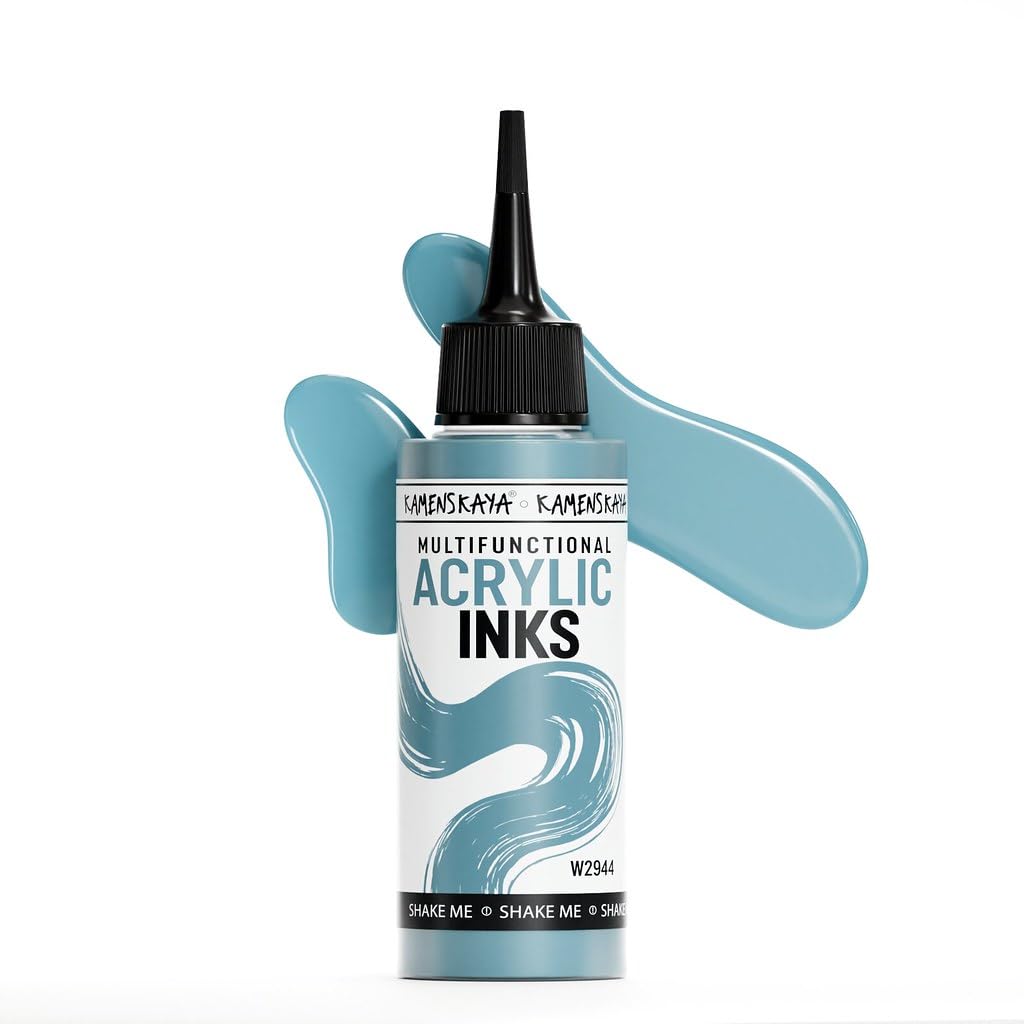 KAMENSKAYA Acrylic Inks for Artists - 'Monaco' Acrylic Ink, 3.38 Fl Oz (100 ml)