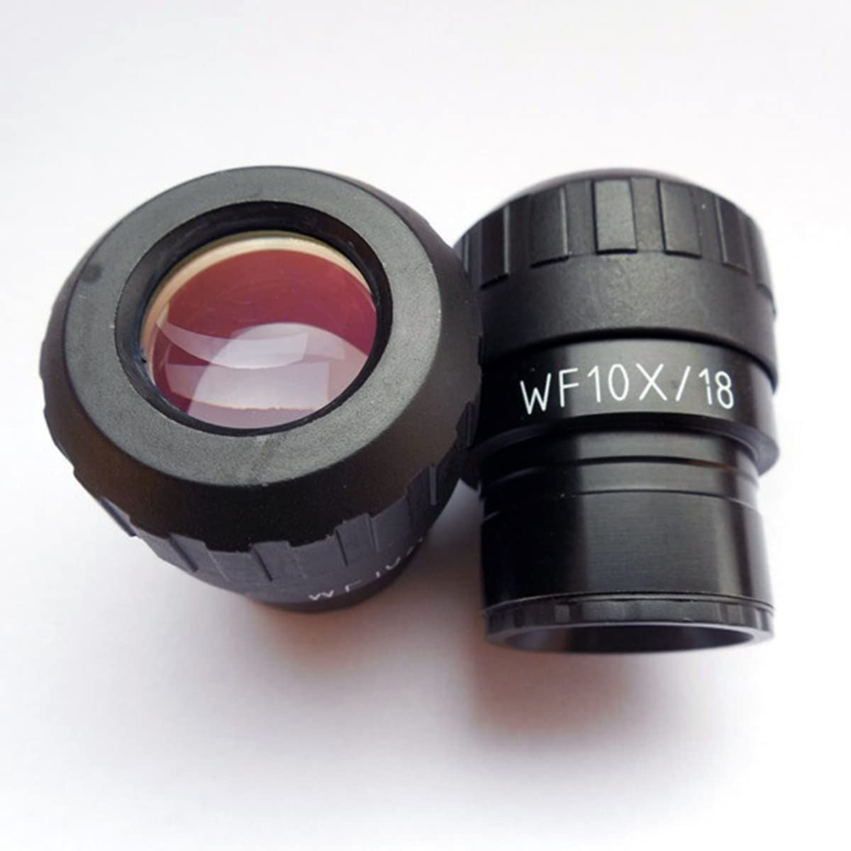 Akcesoria do mikroskopu WF10X 18 mm regulowany szerokokątny obiektyw okularowy do mikroskopu stereo z rozmiarem montażowym 30 mm trwałość i niezawodna wydajność