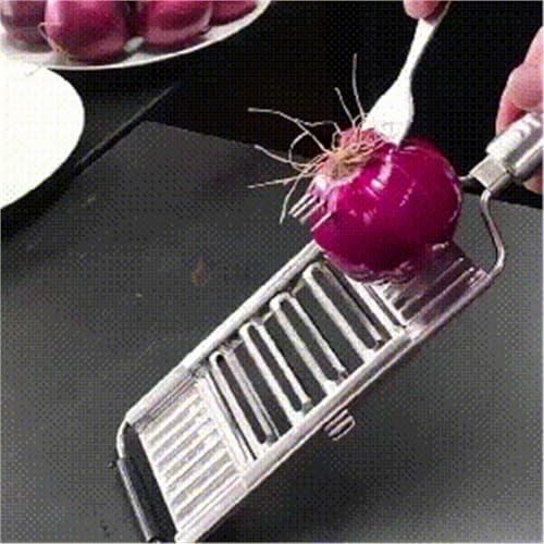 Cortadora de verduras 4 en 1 acero inoxidable 3 piezas miniatura 2
