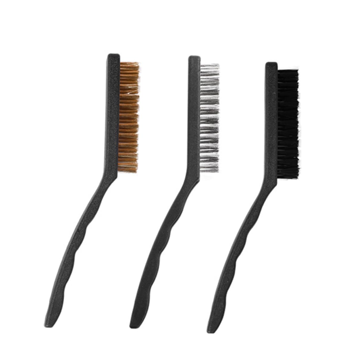 3pcs Wire Brush Window Cleaner Tool Dish Scrubber Sink Cleaner Floor Cleaner Dish Brush with Handle Floor Scrubber Shoe Cleaner Cleaning Grout Cleaner Nylon Household Grouting