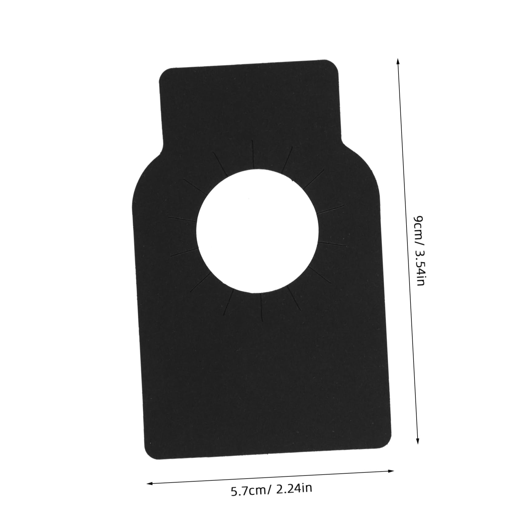 PRETYZOOM Daily Use Wine Labels 200pcs Double Sided Wine Bottle Tags Replaceable Blank Pvc Wine Bottle Dec