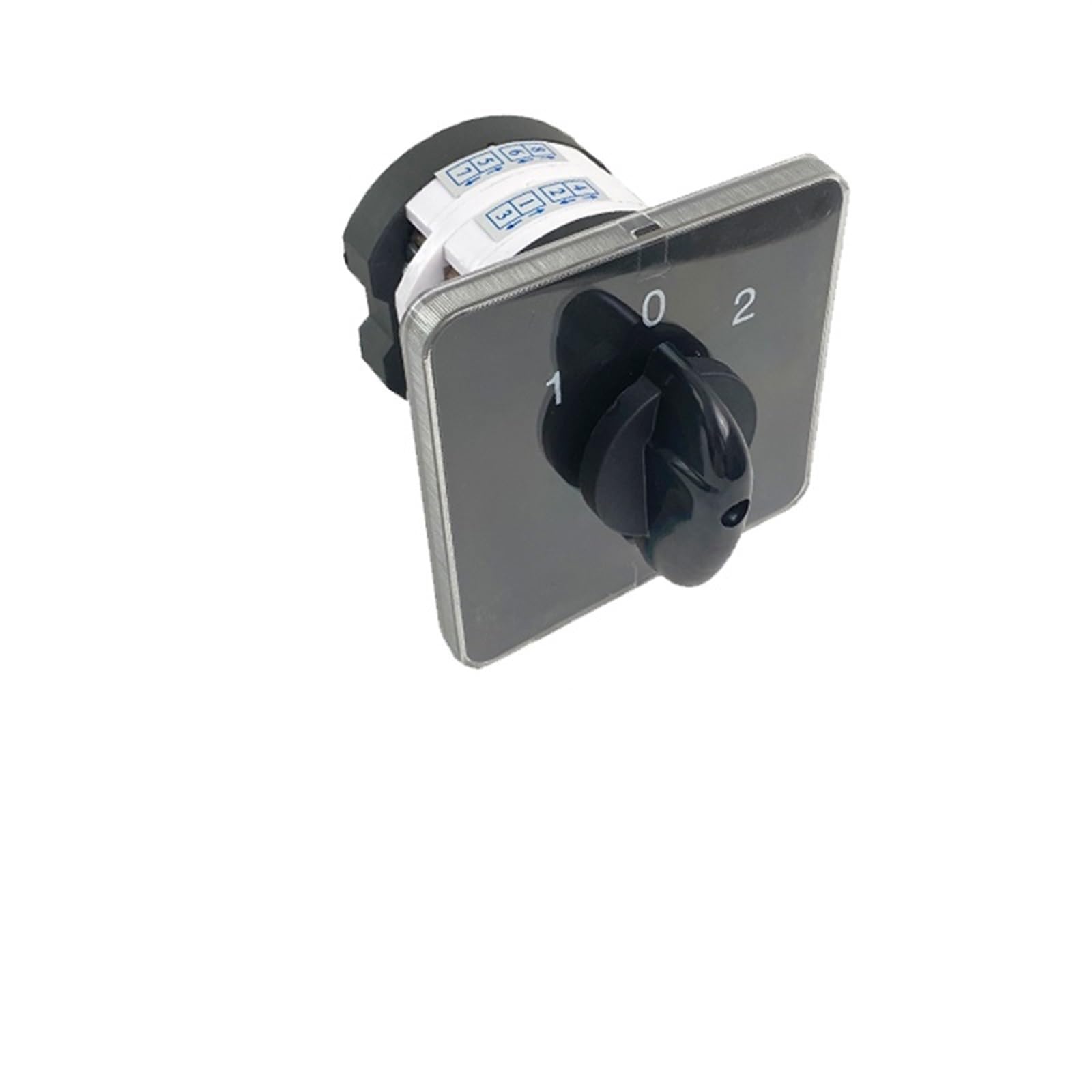 Interruptor de Leva rotatorio 8 terminales y 2 Polos 50 A, Interruptor selección Transferencia Universal, posición Opcional YMZ12-50/2(0-1)