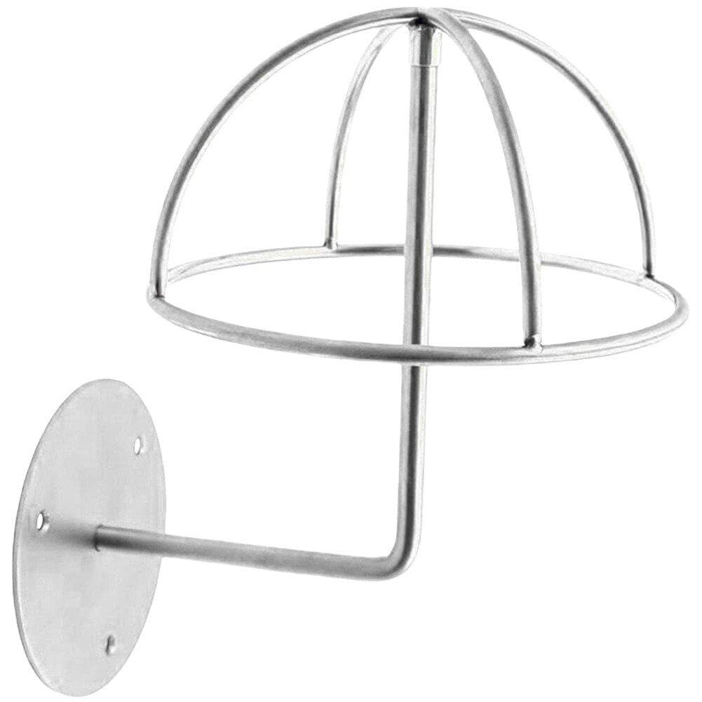 Support de casquette de salon mural et porte-perruque en acier pour magasin et maison