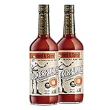 SuckerPunch Gourmet Bloody Mary Mix - 32 Ounce - Spicy Flavor (2-Pack) - Cocktail Mix - Vegan -...