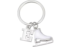 Sparkling Ice Skate Charm - A Shimmering Symbol of Grace and Flow