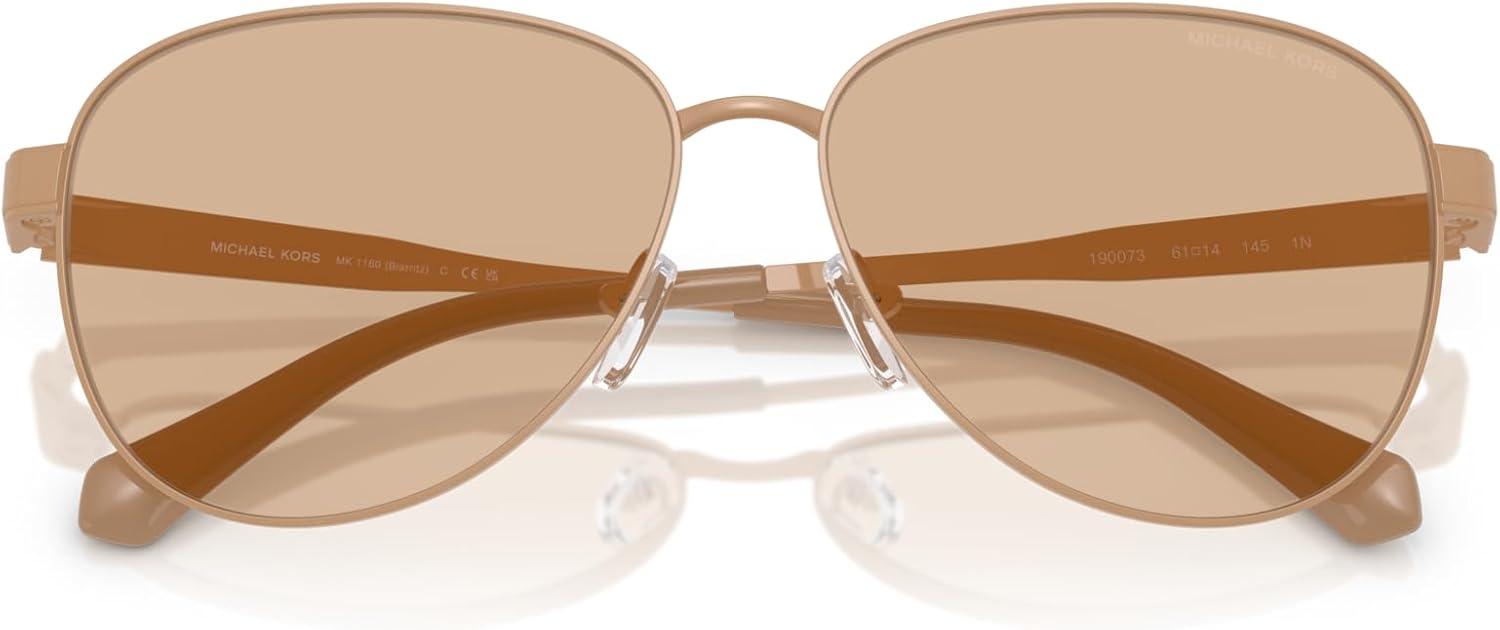 Michael Kors womens Mk1160 Biarritz Aviator Sunglasses - Image 5