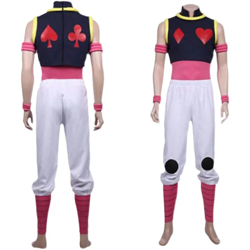 Amazon.co.jp: ヒソカ コスプレ衣装 ハンター×ハンター 奇術師 変装