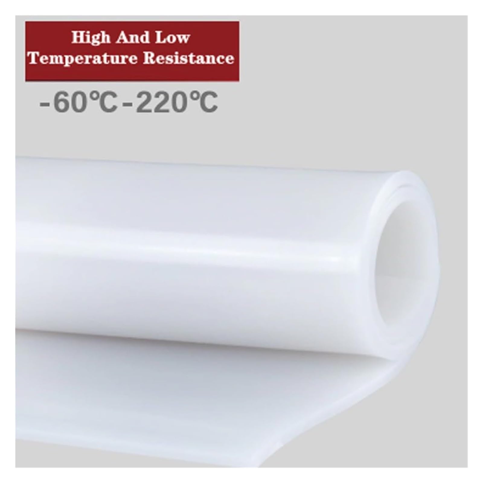 Antypoślizgowa mata gumowa, grubość 500 x mm, 0,5–20, przezroczysta półprzezroczysta pod talerz(500 * 500 * 2mm)