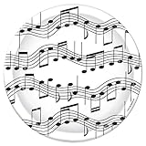 Beistle Musical Notes 7-Inch Plates Pack of 3