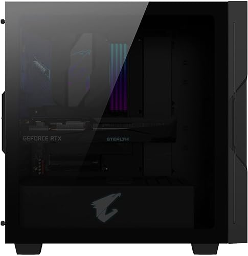 Vista 13 de Gigabyte AORUS Stealth 500 Kit de PC DIY (Z690 AORUS Elite Stealth, NVIDIA GeForce RTX 3070 Gaming OC 8G Stealth, AORUS C500G) - S5Z69R3070