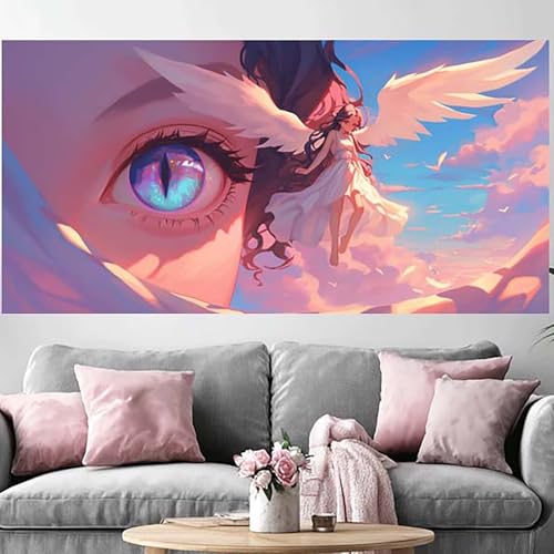 Peinture Diamant Œil 5D broderie strass brillant pour adulte passionné