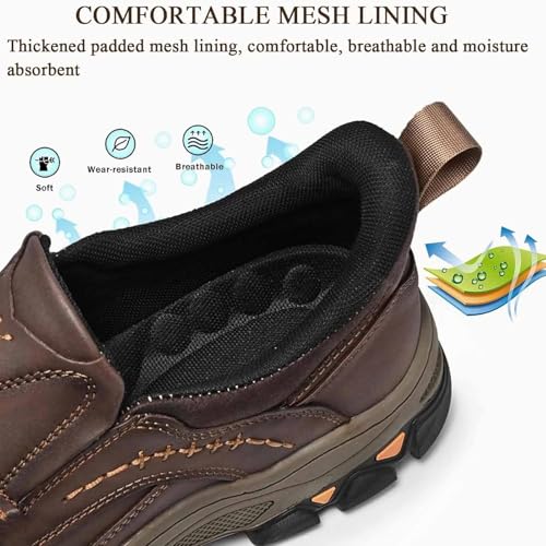 Enjerr Orthopedic Shoes Men, 2025 Enjerr Comfortable Loafers with Arch Support, Hands-Free, Non Slip, Casual Walking Shoes4