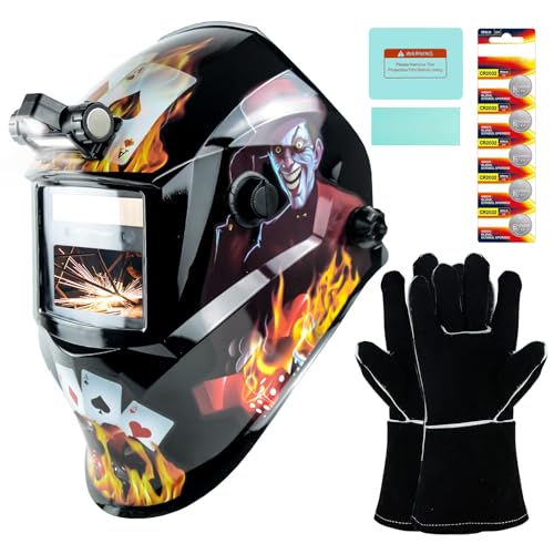 Image of TRQWH Welding Hood Auto Darkening Welding Helmet with Light True Color