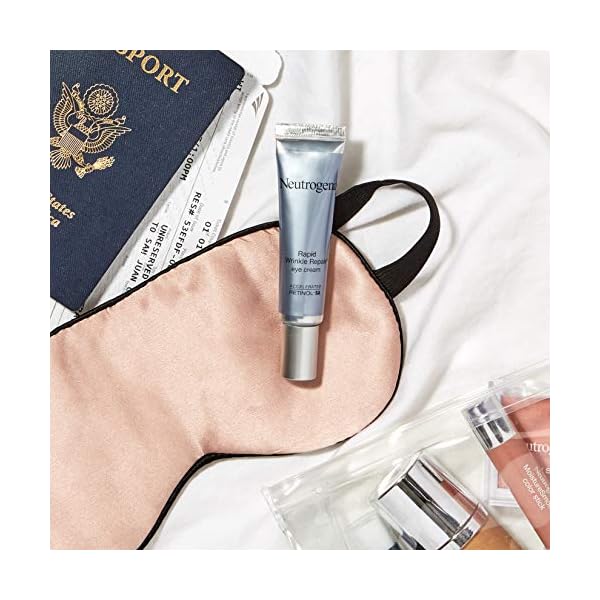 Neutrogena-Rapid-Wrinkle-Repair-Retinol-Anti-Wrinkle-Eye-Cream-for-Dark-Circles-Daily-Eye-Wrinkle-Cream-with-Hyaluronic-Acid-Retinol-Paraben-Free-05-fl-oz Neutrogena Retinol Eye Cream for Dark Circles, Rapid Wrinkle Repair, Daily Anti-Aging Under Eye Cream with Retinol & Hyaluronic Acid to Fight Fine Lines, Wrinkles, & Dark Spots, 0.5 fl. oz