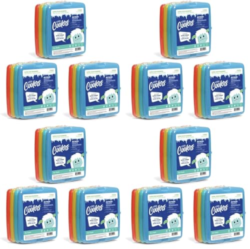 Image of Cool Coolers by Fit + Fresh, 4 Pack Slim Ice Packs, Space Saving Reusable Ice Packs for Lunch Boxes or Coolers