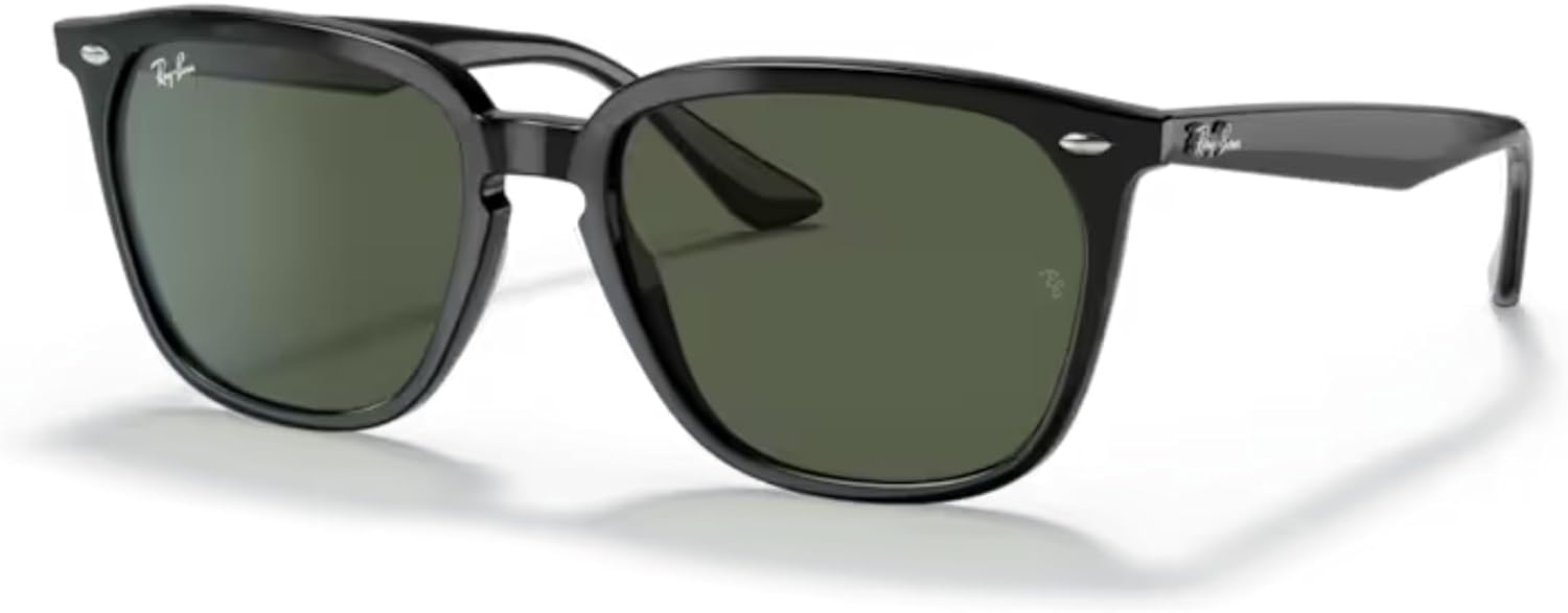 Ray-Ban RB4362 Square Sunglasses For Men For Women +BUNDLE with ACCESSORY EYEWEAR KIT
